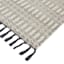 (B723) Crosby St. Lorre Neutral Flatweave Area Rug, 8x10