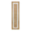 (B728) Providence Kinsey Natural Border Runner, 2x7
