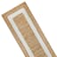 (B728) Providence Kinsey Natural Border Runner, 2x7