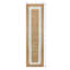 (B728) Providence Kinsey Natural Border Runner, 2x7