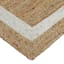 (B728) Providence Kinsey Natural Border Accent Rug, 3x5