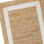 (B728) Providence Kinsey Natural Border Accent Rug, 3x5