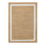 (B728) Providence Kinsey Natural Border Area Rug, 5x7