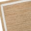 (B728) Providence Kinsey Natural Border Area Rug, 5x7