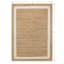 (B728) Providence Kinsey Natural Border Area Rug, 5x7