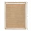 (B728) Providence Kinsey Natural Border Area Rug, 8x10