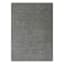 (B731) Crosby St. Hollis Grey Woven Fringe Area Rug, 5x7