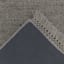 (B731) Crosby St. Hollis Grey Woven Fringe Area Rug, 5x7