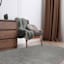 (B731) Crosby St. Hollis Grey Woven Fringe Area Rug, 8x10