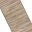(B729) Ty Pennington Kensie Natural Striped Jute Runner, 2x7