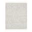 (B719) Elsa Cream Flatweave Fringe Area Rug, 8x10