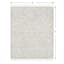 (B719) Elsa Cream Flatweave Fringe Area Rug, 8x10