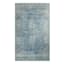 (B721) Found & Fable Alana Blue Medallion Accent Rug, 3x5