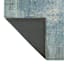 (B721) Found & Fable Alana Blue Medallion Accent Rug, 3x5