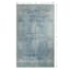 (B721) Found & Fable Alana Blue Medallion Accent Rug, 3x5