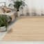 (B825) Honeybloom Lawrence Jute Fringe Area Rug, 8x10