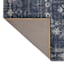 (B823) Teagan Navy Blue Floral Flatweave Accent Rug, 3x5