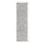 (C191) Hayne Grey Floral Shag Runner, 2x7