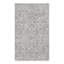 (C191) Hayne Grey Floral Shag Accent Rug, 3x5