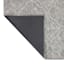(C191) Hayne Grey Floral Shag Area Rug, 5x7