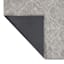 (C191) Hayne Grey Floral Shag Area Rug, 8x10