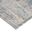(B822) Whittington Blue Floral Medallion Runner, 2x7