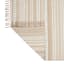(B819) Panyer Ivory Striped Flatweave Runner, 2x7