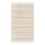 (B819) Panyer Ivory Striped Flatweave Accent Rug, 3x5