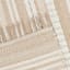 (B819) Panyer Ivory Striped Flatweave Accent Rug, 3x5