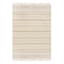 (B819) Panyer Ivory Striped Flatweave Area Rug, 5x7