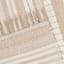 (B819) Panyer Ivory Striped Flatweave Area Rug, 8x10