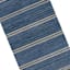 (B824) Ty Pennington Terrace Indigo Striped Flatweave Runner, 2x7