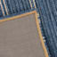 (B824) Ty Pennington Terrace Indigo Striped Flatweave Area Rug, 8x10
