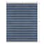 (B824) Ty Pennington Terrace Indigo Striped Flatweave Area Rug, 8x10