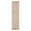 (B821) Crosby St. Moore Natural Herringbone Runner, 2x7