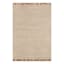 (B821) Crosby St. Moore Natural Herringbone Area Rug, 5x7