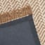 (B821) Crosby St. Moore Natural Herringbone Area Rug, 5x7