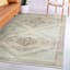 (B830) Pink Multicolor Tribal Washable Area Rug, 8x10