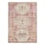 (B826) Red & Pink Tribal Patterned Washable Area Rug, 5x7