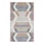 (B827) Arrow Multicolor Washable Accent Rug, 3x5