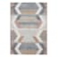 (B827) Arrow Multicolor Washable Area Rug, 5x7