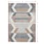 (B827) Arrow Multicolor Washable Area Rug, 5x7