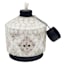 White Pottery Mosaic Tabletop Torch, 6"