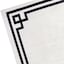 (B838) Providence Verona Ivory Key Border Runner, 2x6
