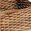 Bacburi Woven Abaca Under the Bed Storage Basket, Medium