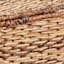 Bacburi Woven Abaca Storage Basket with Lid, Medium