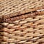 Bacburi Woven Abaca Storage Basket with Lid, Small
