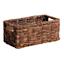 Woven Abaca Rectangle Shelf Storage Tote, Small