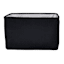 Black Rectangle Fabric Storage Basket, Large