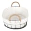 Lined Oval Storage Basket, Medium